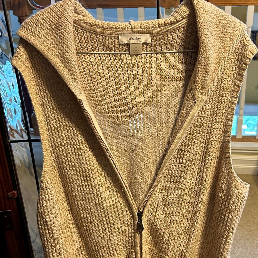Lightweight sweater vest from CJ Banks